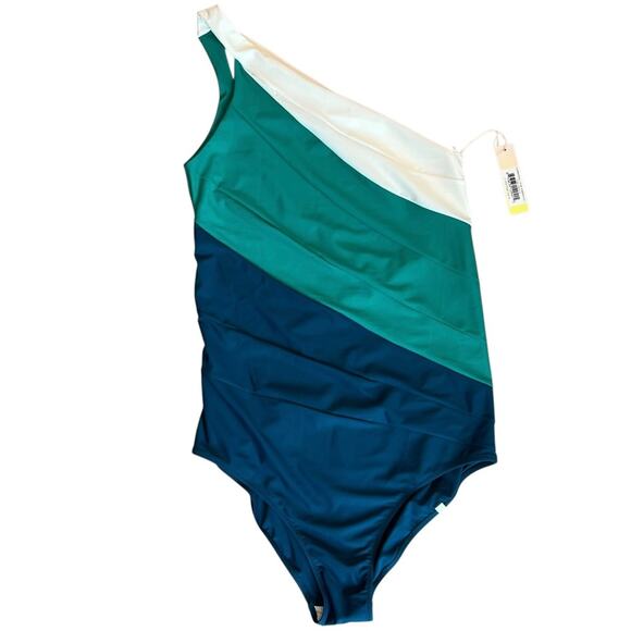 Summersalt The Long Torso Sidestroke 14L Swimsuit 14 Tall One Piece Elegant Plus - Picture 8 of 14